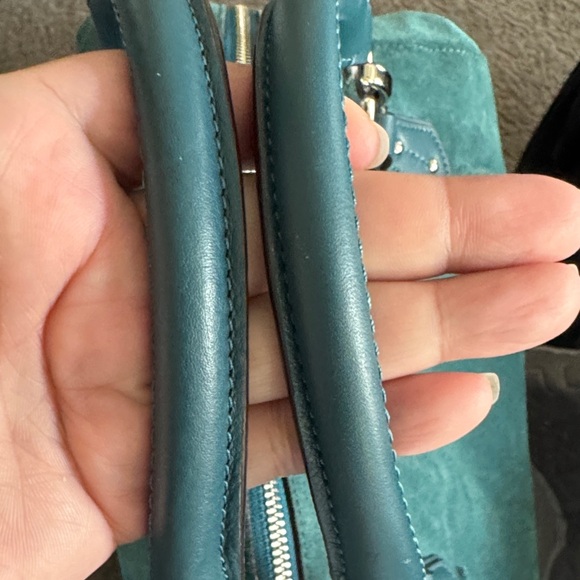 🔴SOLD!!!🔴Coach Teal Leather Tag - Picture 4 of 11